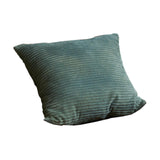 Maxbell Corduroy Pillow Cover Zipper Square Cushion Cover for Living Room Hotel Sofa Dark Green