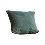 Maxbell Corduroy Pillow Cover Zipper Square Cushion Cover for Living Room Hotel Sofa Dark Green