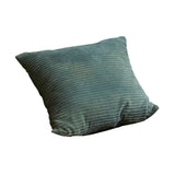 Maxbell Corduroy Pillow Cover Zipper Square Cushion Cover for Living Room Hotel Sofa Dark Green