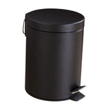 Maxbell Trash Can with Lid Dustbin Step on Trash Can for Kitchen Narrow Space Office Black