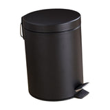 Maxbell Trash Can with Lid Dustbin Step on Trash Can for Kitchen Narrow Space Office Black