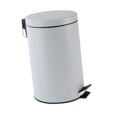 Maxbell Trash Can with Lid Dustbin Step on Trash Can for Kitchen Narrow Space Office Grey