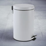 Maxbell Trash Can with Lid Dustbin Step on Trash Can for Kitchen Narrow Space Office Grey