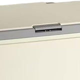 Maxbell Slim Trash Can Rectangular Rubbish Container for Bedroom Kitchen Home Office Cream