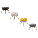 Maxbell 360° Rotating Roller Stool Lazy Housework Stool for Living Room Home Offic Black