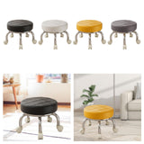 Maxbell 360° Rotating Roller Stool Lazy Housework Stool for Living Room Home Offic Black