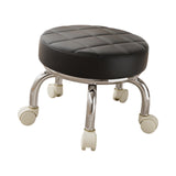 Maxbell 360° Rotating Roller Stool Lazy Housework Stool for Living Room Home Offic Black