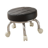 Maxbell 360° Rotating Roller Stool Lazy Housework Stool for Living Room Home Offic Black