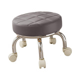 Maxbell 360° Rotating Roller Stool Lazy Housework Stool for Living Room Home Offic Gray