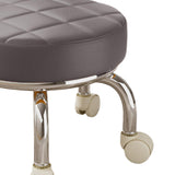 Maxbell 360° Rotating Roller Stool Lazy Housework Stool for Living Room Home Offic Gray
