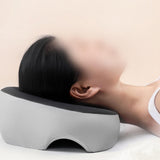 Maxbell Face Down Pillow Comfort Massage Pillow for Home SPA Flights Light Grey