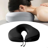 Maxbell Face Down Pillow Comfort Massage Pillow for Home SPA Flights Dark Grey