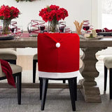 Maxbell Christmas Chair Cover Homeware Banquet Chair for Restaurant Bar Banquet Xmas