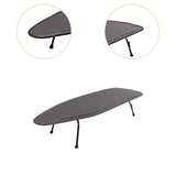 Maxbell Ironing Board Folding Household Ironing Board for Dormitory Sewing Household Grey