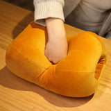 Maxbell Plush Pillow Napping Pillow Portable Cute Hand Warmer for Travel Home Office