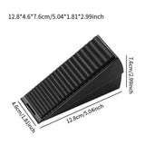 Maxbell Door Stopper for Bottom of Door Door Holder for Home Warehouse Carpet Black