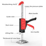 Maxbell Arm Jack Wall Tile Height Adjuster Wall Tile Locator for Window Doors Walls Red 255 mm