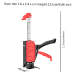 Maxbell Arm Jack Wall Tile Height Adjuster Wall Tile Locator for Window Doors Walls Red 255 mm
