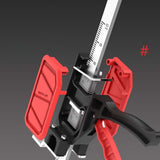Maxbell Arm Jack Wall Tile Height Adjuster Wall Tile Locator for Window Doors Walls Red 255 mm