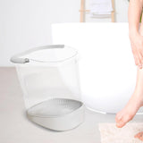 Maxbell Foot Soaking Bath Basin Massager Gift for Washing Soaking Feet Pedicure Home White no lid