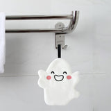 Maxbell Halloween Hand Towel Hanging Soft Kitchen Towel for Home Dorm Bathroom Cute 17.5cmx21cm