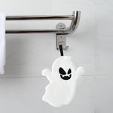 Maxbell Halloween Hand Towel Hanging Soft Kitchen Towel for Home Dorm Bathroom Evil 19.5cmx24cm