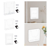 Maxbell Brochure Holder Wall Mounted Flyer Holder Holder for Booklets Magazines Paper 22.5cmx4.2cmx25.1cm