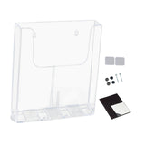 Maxbell Brochure Holder Wall Mounted Flyer Holder Holder for Booklets Magazines Paper 22.5cmx4.2cmx25.1cm