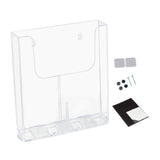 Maxbell Brochure Holder Wall Mounted Flyer Holder Holder for Booklets Magazines Paper 22.5cmx4.2cmx25.1cm