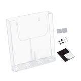 Maxbell Brochure Holder Wall Mounted Flyer Holder Holder for Booklets Magazines Paper 22.5cmx4.2cmx25.1cm