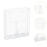Maxbell Brochure Holder Wall Mounted Flyer Holder Holder for Booklets Magazines Paper 22.5cmx4.2cmx25.1cm