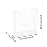 Maxbell Brochure Holder Wall Mounted Flyer Holder Holder for Booklets Magazines Paper 16.4cmx4.2cmx16.7cm
