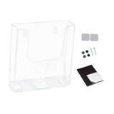 Maxbell Brochure Holder Wall Mounted Flyer Holder Holder for Booklets Magazines Paper 16.4cmx4.2cmx16.7cm