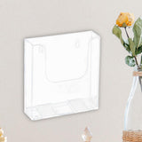 Maxbell Brochure Holder Wall Mounted Flyer Holder Holder for Booklets Magazines Paper 16.4cmx4.2cmx16.7cm