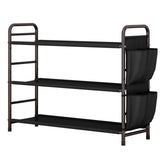 Maxbell Shoe Rack Vertical Metal Storage Organizer for Bedroom Small Space Apartment 3 Layer