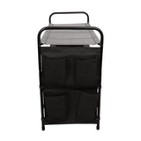 Maxbell Shoe Rack Vertical Metal Storage Organizer for Bedroom Small Space Apartment 3 Layer