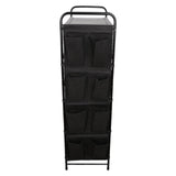 Maxbell Shoe Rack Vertical Metal Storage Organizer for Bedroom Small Space Apartment 6 Layer