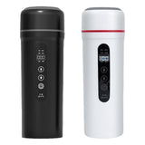 Maxbell 12V 24V 400ml Car Electric Water Kettle Portable for Heating Coffee Tea White