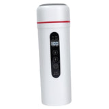 Maxbell 12V 24V 400ml Car Electric Water Kettle Portable for Heating Coffee Tea White