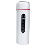 Maxbell 12V 24V 400ml Car Electric Water Kettle Portable for Heating Coffee Tea White