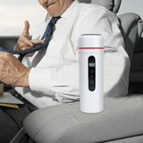 Maxbell 12V 24V 400ml Car Electric Water Kettle Portable for Heating Coffee Tea White