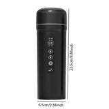 Maxbell 12V 24V 400ml Car Electric Water Kettle Portable for Heating Coffee Tea Black