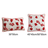 Maxbell Christmas Pillow Cover Washable Throw Pillow Case for Bed Indoor Living Room 30cmx50cm