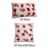 Maxbell Christmas Pillow Cover Washable Throw Pillow Case for Bed Indoor Living Room 30cmx50cm