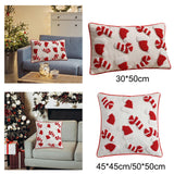 Maxbell Christmas Pillow Cover Washable Throw Pillow Case for Bed Indoor Living Room 30cmx50cm