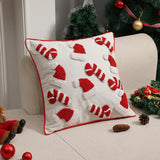 Maxbell Christmas Pillow Cover Washable Throw Pillow Case for Bed Indoor Living Room 30cmx50cm