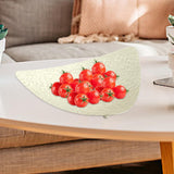 Maxbell Fruit Plate Decorative Salad Desert Plate Fruit Bowl for Snacks Cupcake Nuts