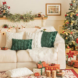 Maxbell Throw Pillow Cover Cushion Cover for Living Room Winter Holiday Couch 30cmx50cm