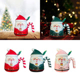 Maxbell Christmas Ceramic Mug Tea Cup Festival with Handle Breakfast Mug Novelty Mug Red