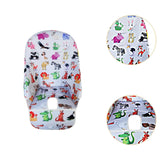 Maxbell Baby Dining Chair Cover Portable Dining Chair Mat for Baby Toddlers Children Animal